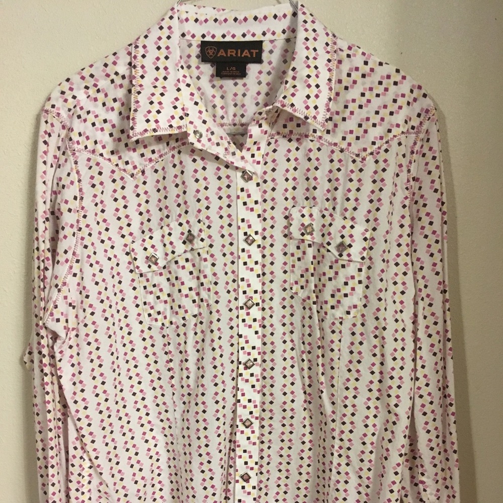 ARIAT Long Sleeve Western Shirt L
